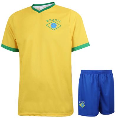 Brazilie Voetbaltenue Thuis - Kind en Volwassenen