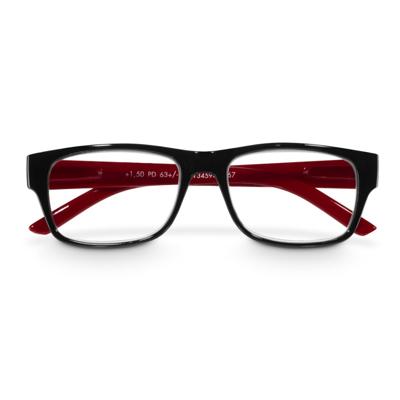 Hama leesbril +2.0 dtp zwart/rood