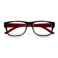 Hama leesbril +2.0 dtp zwart/rood