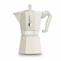 Percolator Bialetti MOKA EXCLUSIVE Crème Aluminium 6 Kopjes