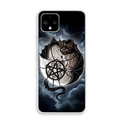 Volle maan: Pixel 4 Transparant Hoesje