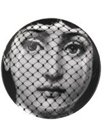 Fornasetti plat imprimé - Noir