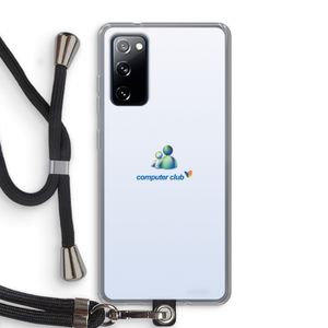 MSN: Samsung Galaxy S20 FE / S20 FE 5G Transparant Hoesje met koord