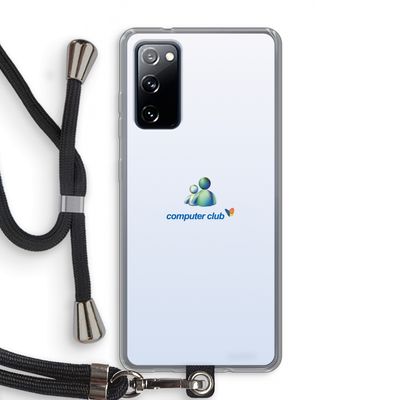 MSN: Samsung Galaxy S20 FE / S20 FE 5G Transparant Hoesje met koord