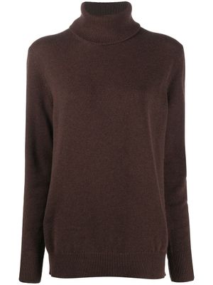 Dolce & Gabbana pull à col roulé - Marron