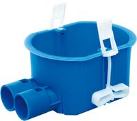 Inbouwdoos gipsplaat blauw HW150F 16/19 Abb Haf ovaal 1X16/19