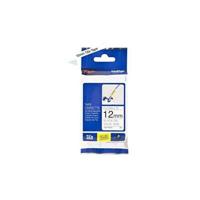 Gelamineerde Tape voor Labelmakers Brother TZEFX231 12 mm x 8 m Zwart/Wit