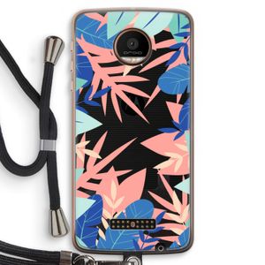 Tropisch: Motorola Moto Z Force Transparant Hoesje met koord