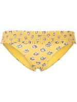 Tory Burch bas de bikini à fleurs - Jaune