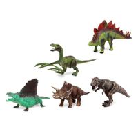Speelgoed dino dieren figuren 5x stuks dinosaurussen - Speelfigurenset - thumbnail