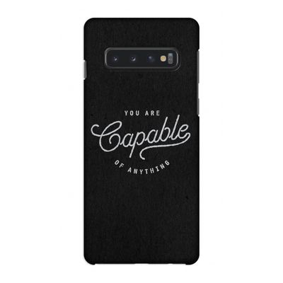 Capable: Samsung Galaxy S10 4G Volledig Geprint Hoesje