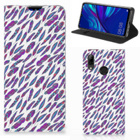 Huawei P Smart (2019) Hoesje met Magneet Feathers Color - thumbnail