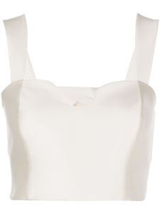 Sachin & Babi haut Darcy crop - Blanc