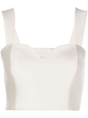 Sachin & Babi haut Darcy crop - Blanc