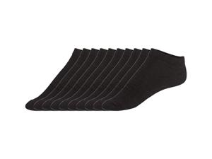 LIVERGY 10 paar sneakersokken (Zwart, 39-42)
