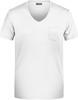 James & Nicholson JN8004 Men´s T Pocket - /White - L