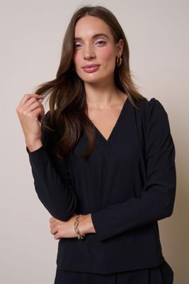 Studio Anneloes Lola Top 13429 T-shirt Lange Mouw 9000 Black