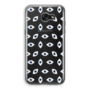 Eyes pattern: Samsung Galaxy A5 (2017) Transparant Hoesje