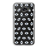 Eyes pattern: Samsung Galaxy A5 (2017) Transparant Hoesje Eyes pattern: Samsung Galaxy A5 (2017) Transparant Hoesje