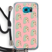 King Kylie: Samsung Galaxy S6 Transparant Hoesje met koord