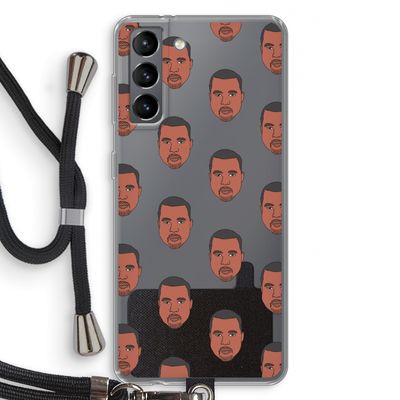 Kanye Call Me?: Samsung Galaxy S21 Transparant Hoesje met koord