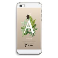 Green Brush: iPhone 5 / 5S / SE Transparant Hoesje