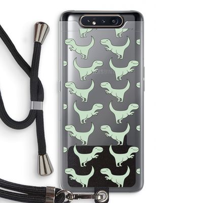 Dinos: Samsung Galaxy A80 Transparant Hoesje met koord