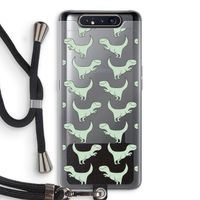 Dinos: Samsung Galaxy A80 Transparant Hoesje met koord