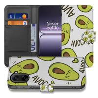 Avocado Singing Hoesje Voor OnePlus Nord CE 5 Met 3 Pasjes | Book Case & Portemonnee Hoesje