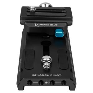 Kondor Blue 501/ARCA Pivot Camera Plate voor Ronin Raven Black