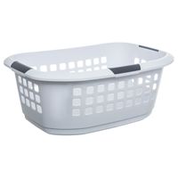 Wasmand extra groot - wit - kunststof - 51 liter - 67 x 47 x 27 cm