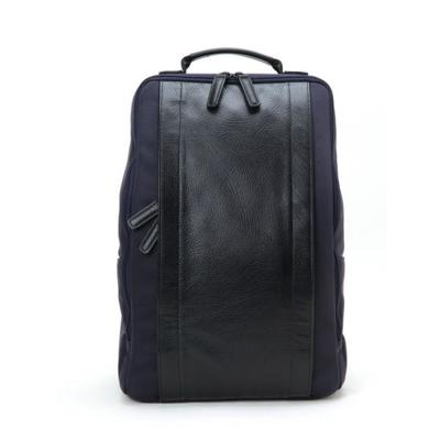 Artisan & Artist Nylon lederen cameratas navy