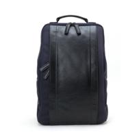 Artisan & Artist Nylon lederen cameratas navy
