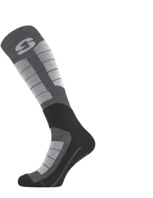 Sinner Ski Sock Merino Single Pack (zwart) Zwart 42-44 Sinner Ski Sock Merino Single Pack (zwart) Zwart 42-44