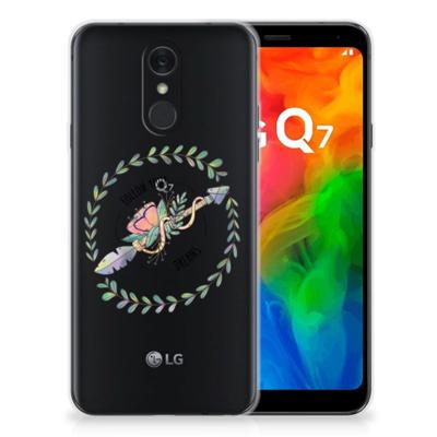 LG Q7 Telefoonhoesje met Naam Boho Dreams LG Q7 Telefoonhoesje met Naam Boho Dreams
