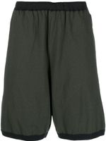 Undercover short de sport en coton à taille élastiquée - Vert