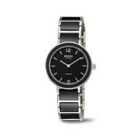 Boccia 3311-02 Horloge titanium-keramiek zilverkleurig-zwart 31 mm