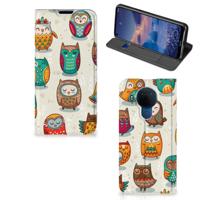 Nokia 5.4 | Hoesje maken | Vrolijke Uilen Nokia 5.4 | Hoesje maken | Vrolijke Uilen