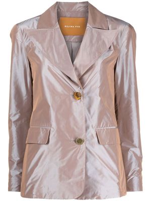 Rejina Pyo blazer à boutonnage simple - Marron