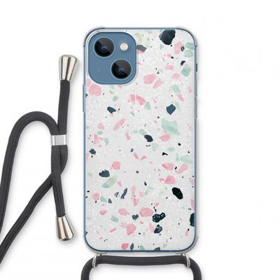 Terrazzo N°3: iPhone 13 mini Transparant Hoesje met koord
