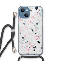 Terrazzo N°3: iPhone 13 mini Transparant Hoesje met koord