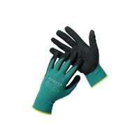 Sacobel werkhandschoen - Quartz nylon nitril - sandy finish - maat EEL zwart