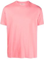 Auralee t-shirt en coton à col rond - Rose