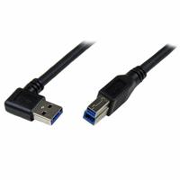 Kabel USB naar micro-USB Startech USB3SAB1MRA Zwart 1 m