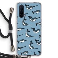 Narwhal: OnePlus Nord CE 5G Transparant Hoesje met koord