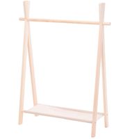 Kledingrek voor kinderen 80 x 100 cm hout Kledingrek voor kinderen 80 x 100 cm hout
