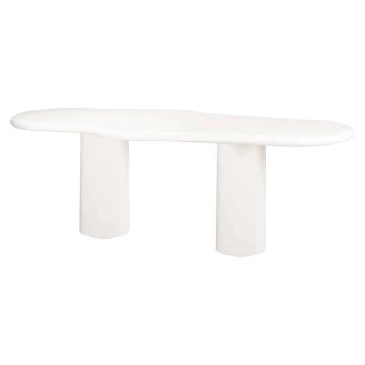 Richmond Organische Eettafel 'Bloomstone' 260 x 120cm, kleur Wit