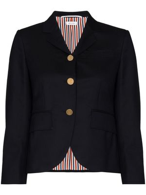 Thom Browne veste courte classique - Bleu