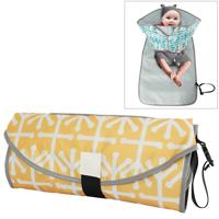 Baby veranderende luier pad Portable opvouwbare waterdichte verpleegkundige pad grootte: One size (gele geometrie) Baby veranderende luier pad Portable opvouwbare waterdichte verpleegkundige pad grootte: One size (gele geometrie)