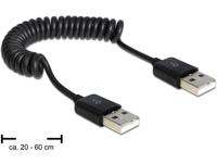 DeLOCK 83239 USB-kabel 0,6 m USB 2.0 USB A Zwart - thumbnail